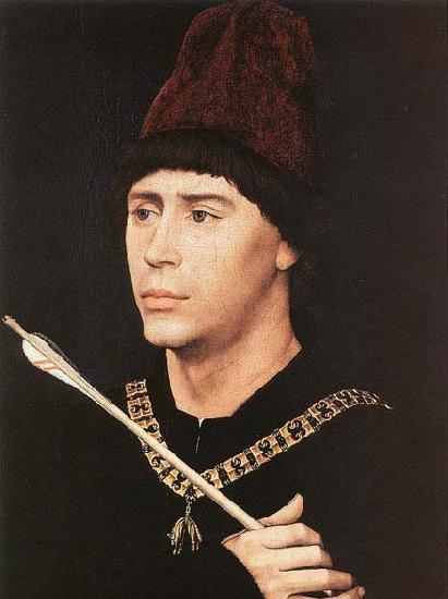 WEYDEN, Rogier van der Portrait of Antony of Burgundy oil painting image